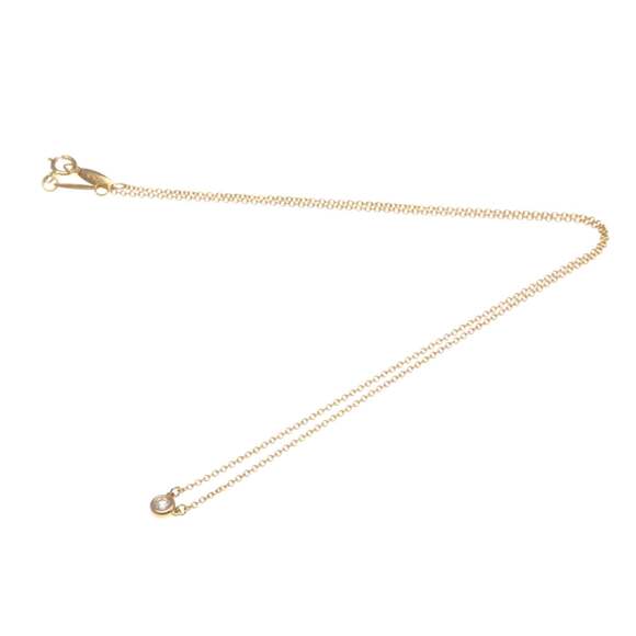 TIFFANY 18k Gold Diamond Necklace